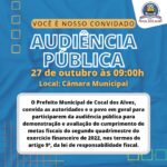 Audiência Pública Municipal - Segundo Quadrimestre 2022
